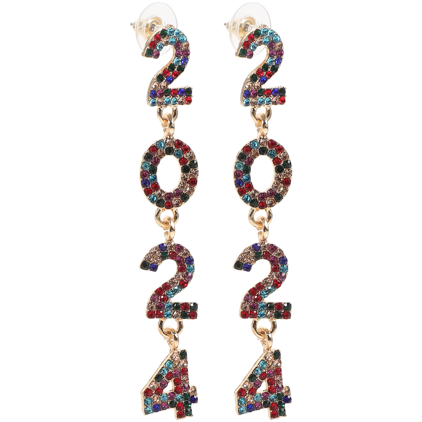Women Formal Wear For Graduation - 1Pair 2024 Earrings Trendy Statement Sparkly