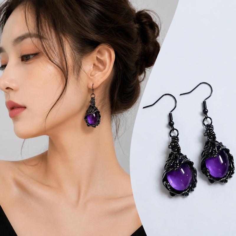 Vintage Purple Crystal Hollow  - Women Formal Event Wear review and price