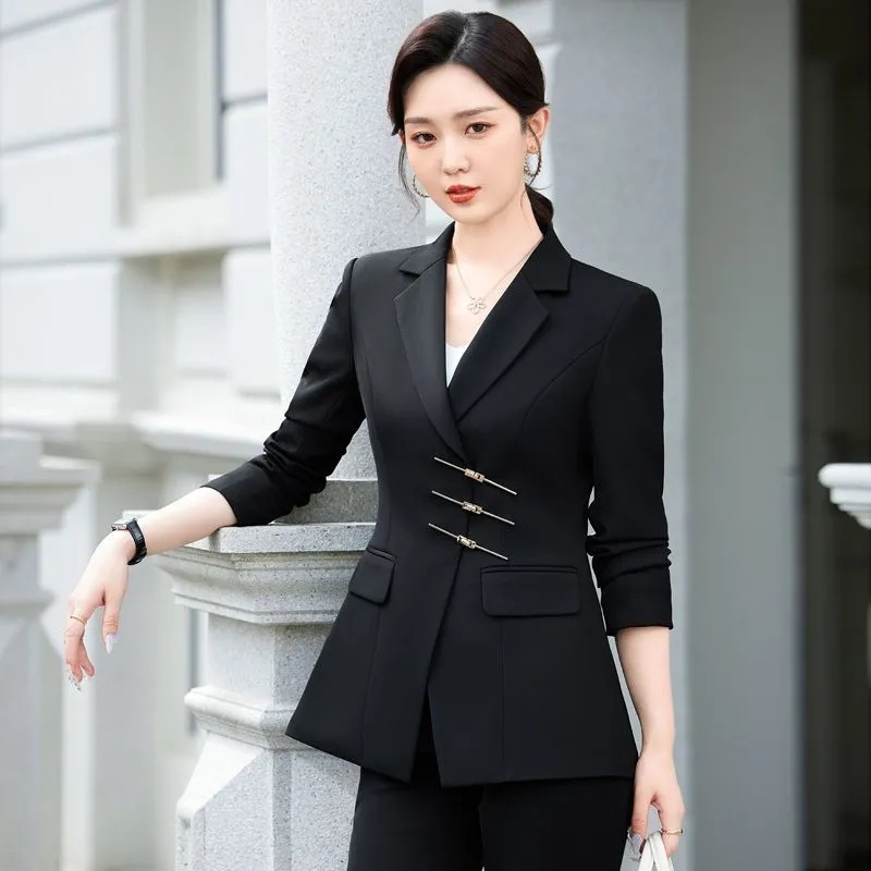 2025 Fashion White Red Black B - Women Formal Wear With Black Blazer review and price