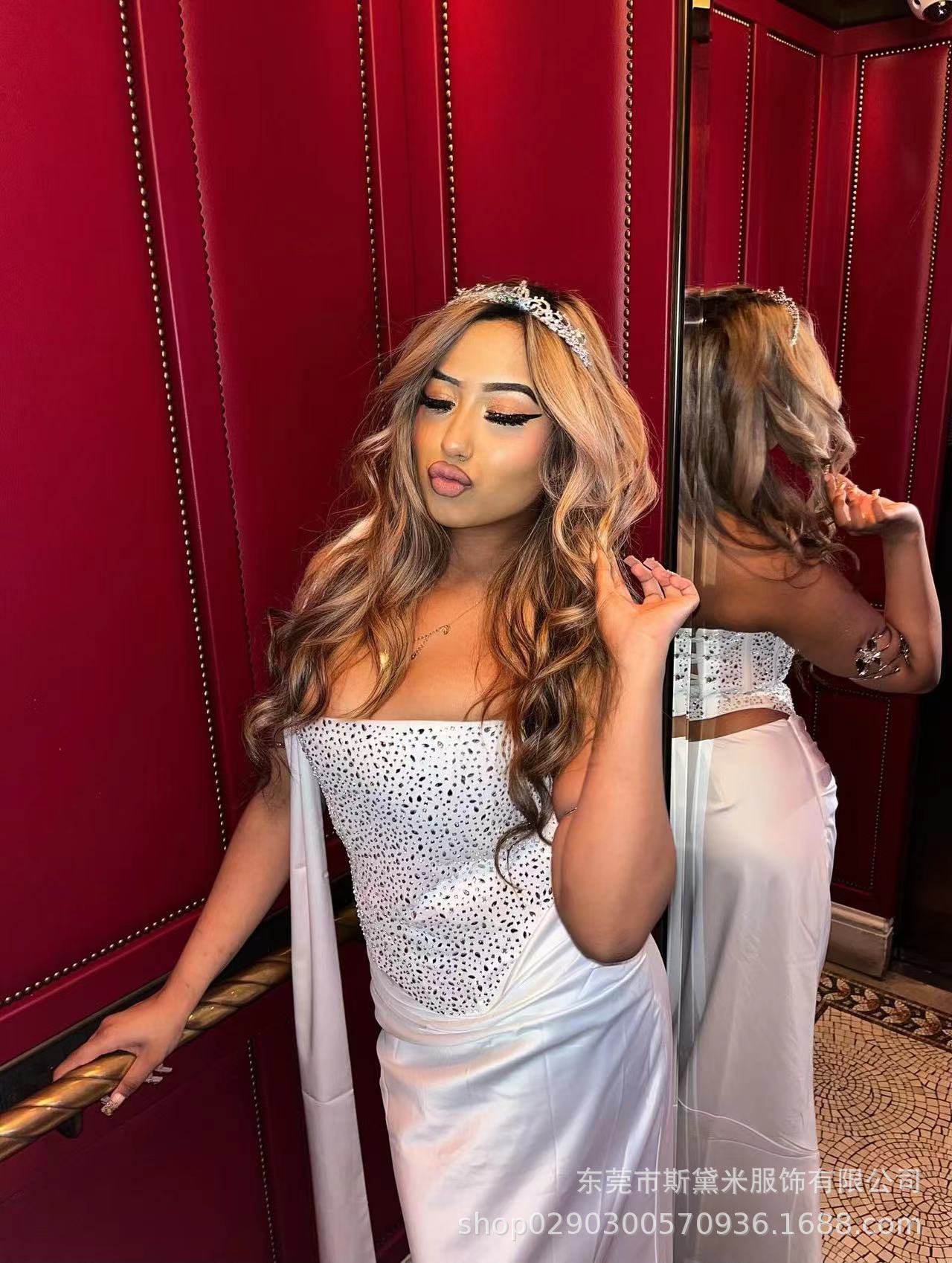Sexy Mermaid Women Prom Dress  - Women Formal Wear With Skirt review and price