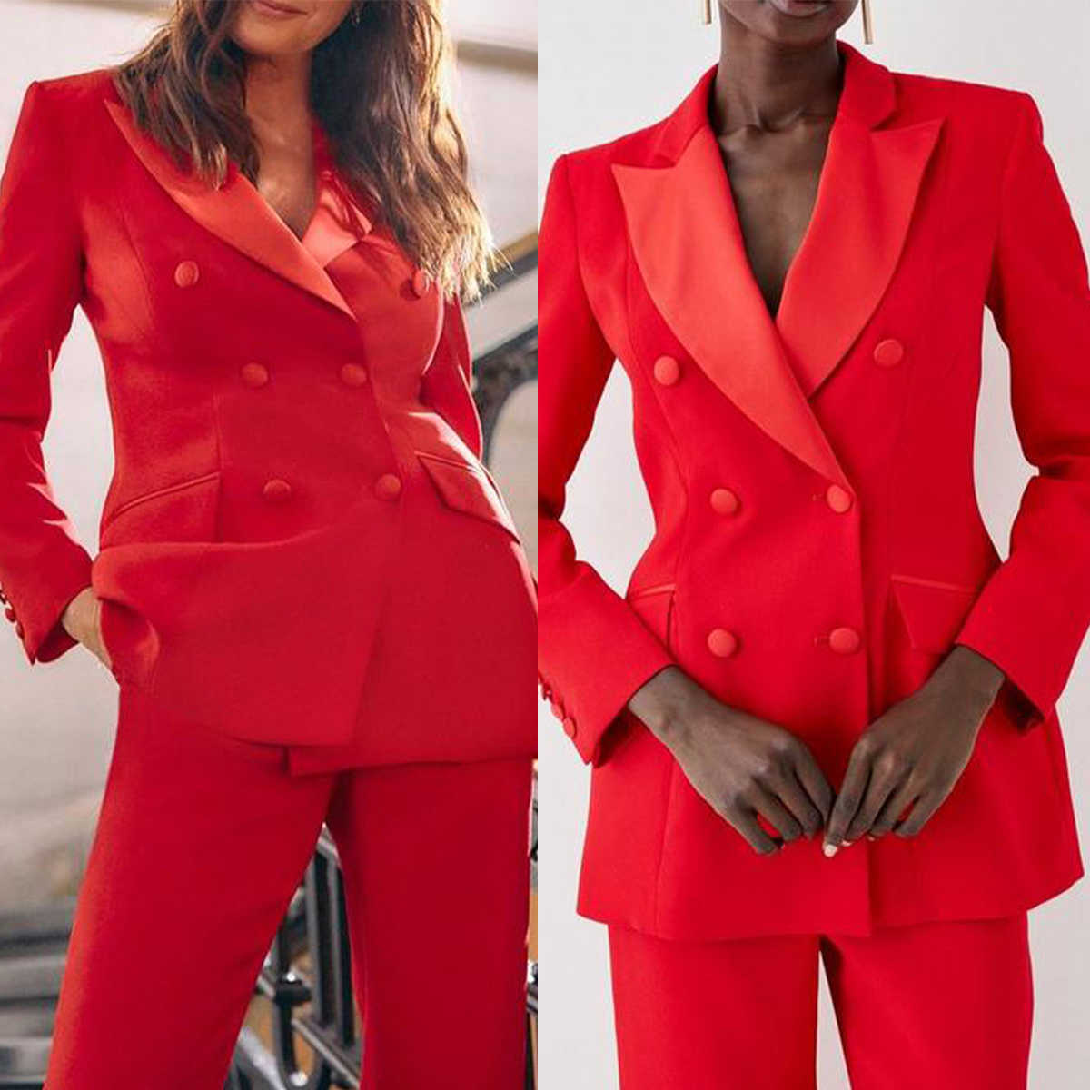 Formal Red Women Pants Suits C - Women Formal Wear For Graduation review and price