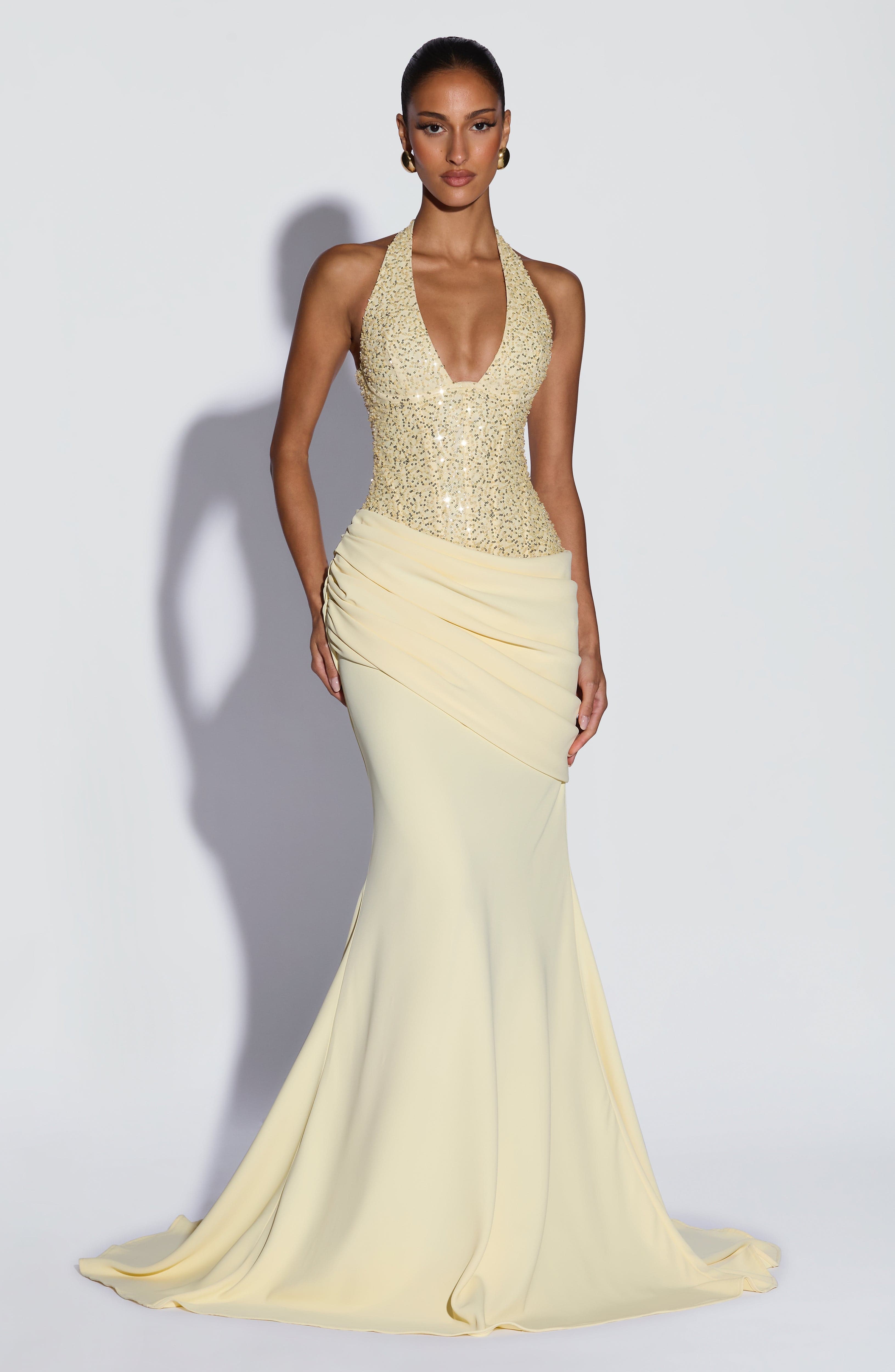 Luxury Halter V Sequin Maxi Go - Women Formal Wear Dress review and price