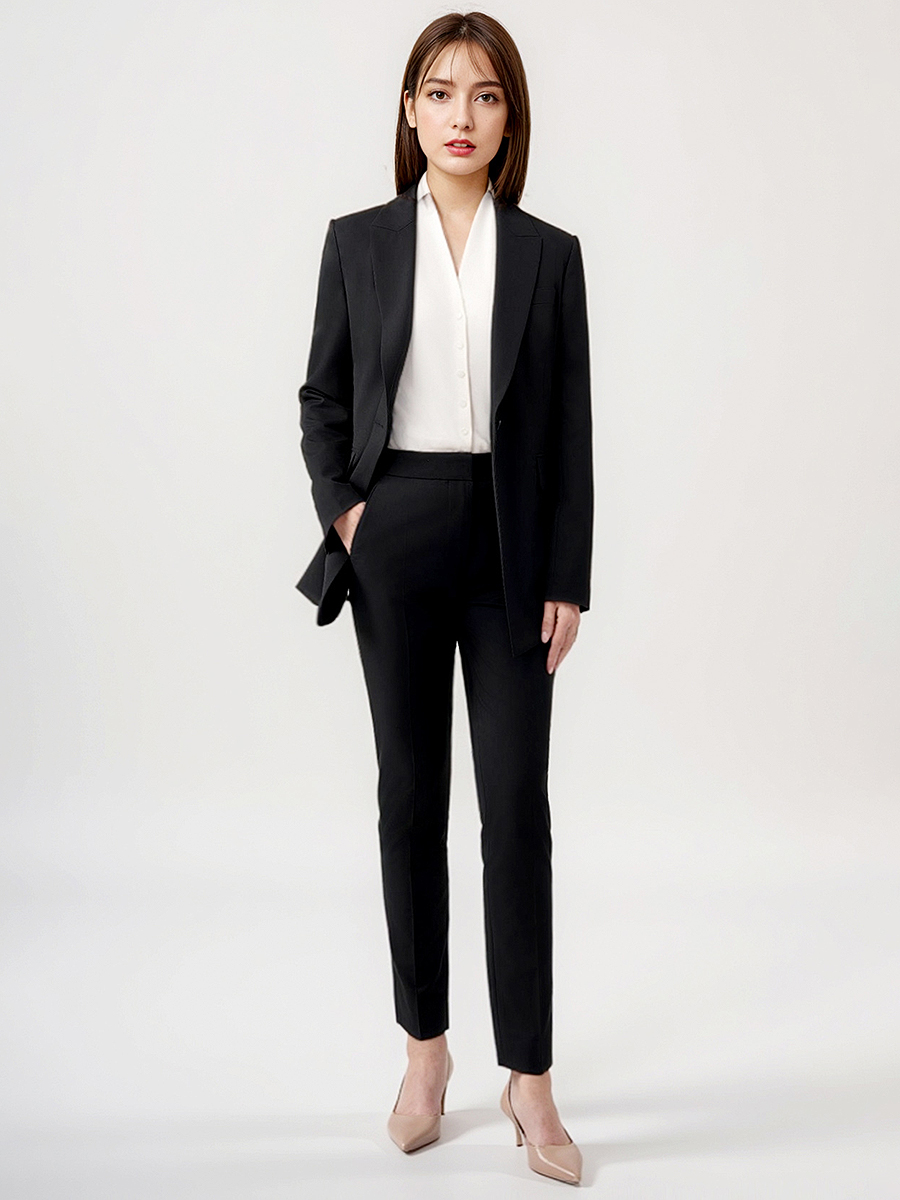 Women Suits Set Blazer Pant Of - Women Formal Wear With Black Blazer review and price