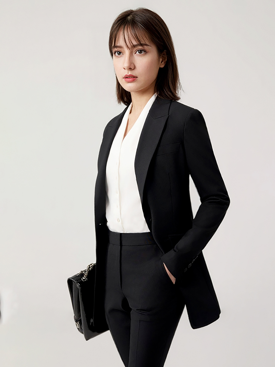 Women Suits Set Blazer Pant Of - Women Formal Wear With Black Blazer review and price