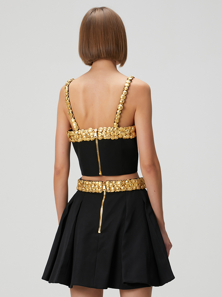 VC Black Two Piece Set Dress w - Women Formal Wear With Skirt review and price
