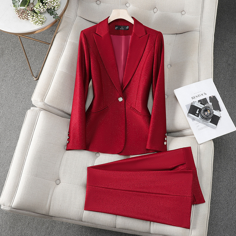 Office Ladies Formal Pant Suit - Women Formal Wear With Black Blazer review and price