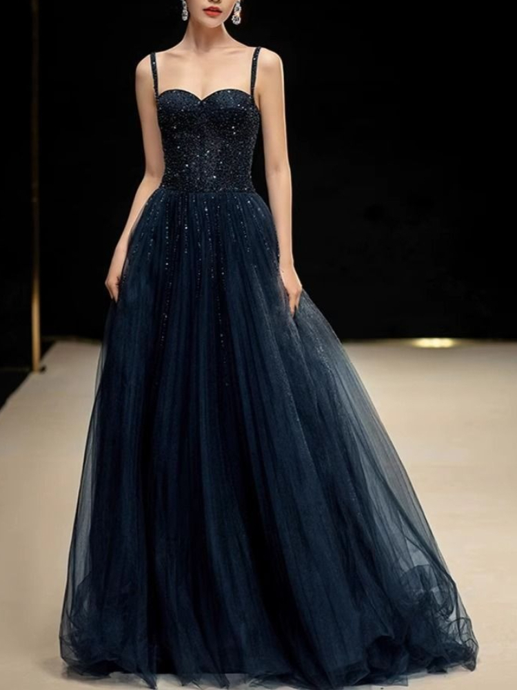 Elegant Princess Navy Blue Seq - Women Formal Wear For Graduation review and price