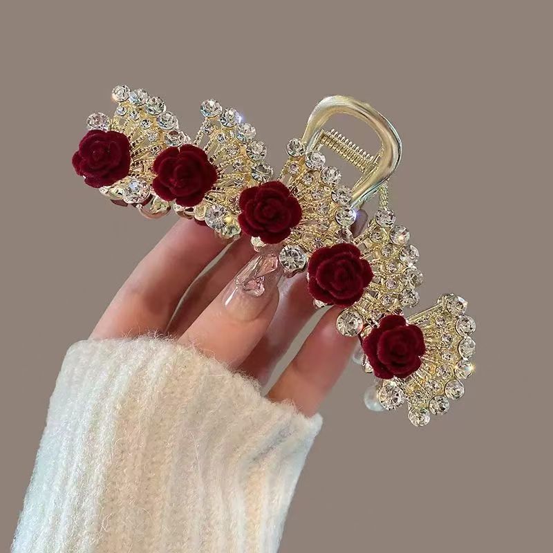 Vintage Red Floral Rhinestone  - Women Formal Event Wear review and price