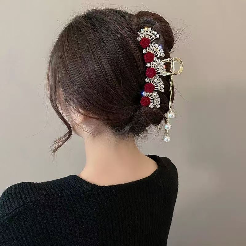 Vintage Red Floral Rhinestone  - Women Formal Event Wear review and price