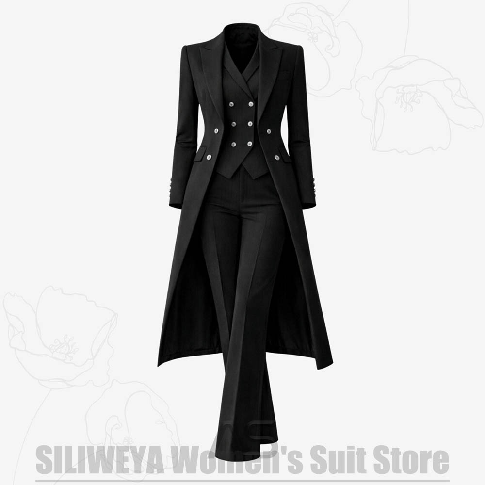 Women's Suit 3 Piece Double Br - Women Formal Wear Office review and price