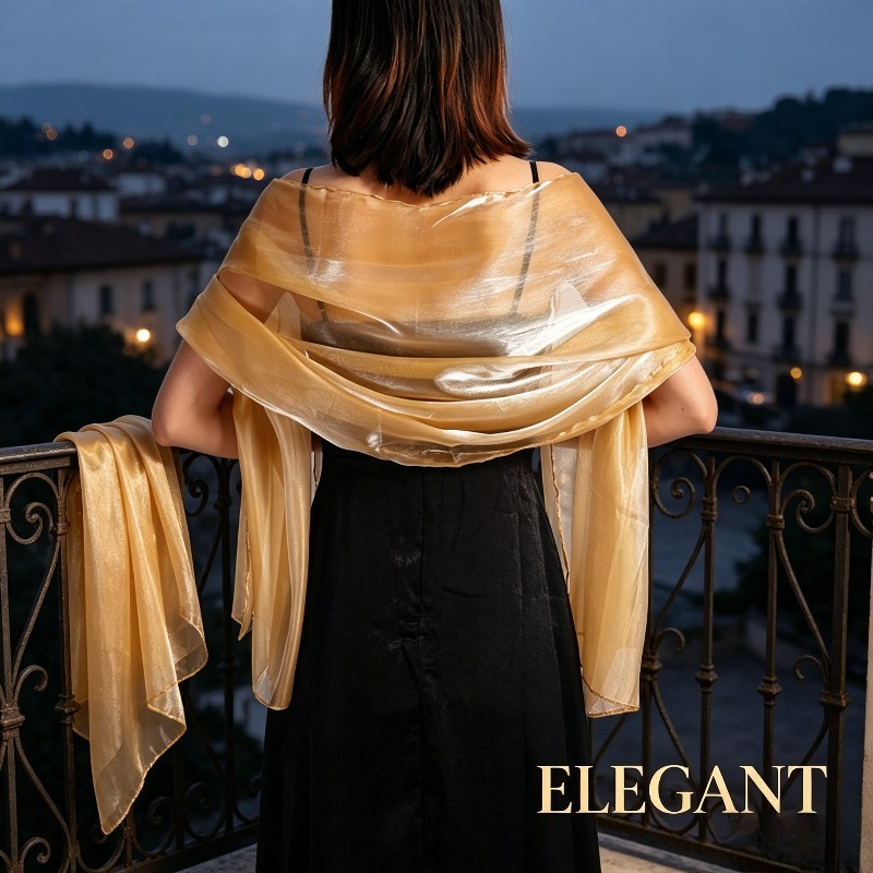 Elegant Solid Color Shawl for  - Women Formal Wear Dress review and price