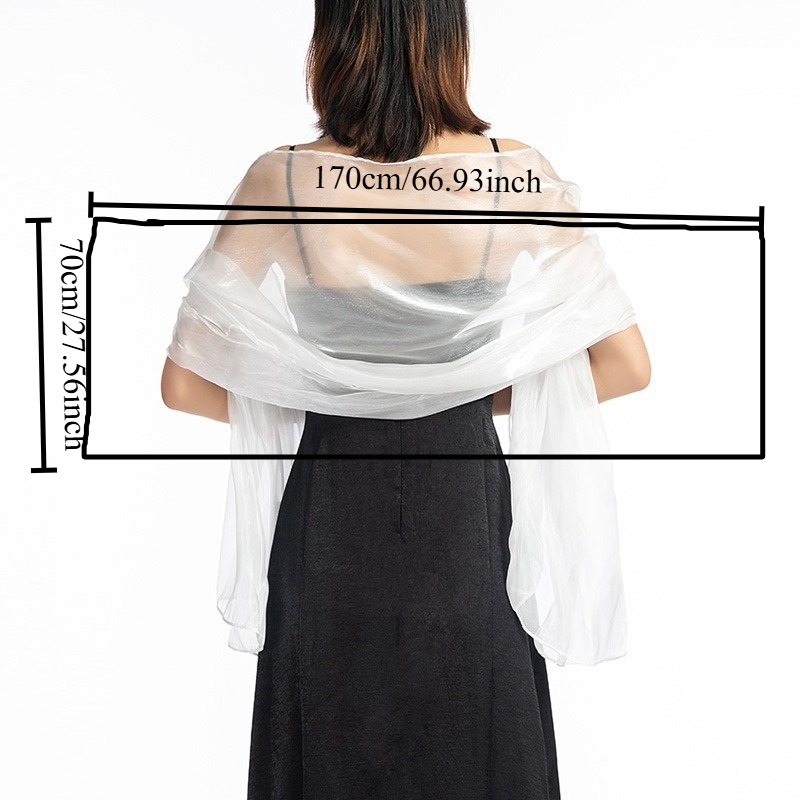 Elegant Solid Color Shawl for  - Women Formal Wear Dress review and price