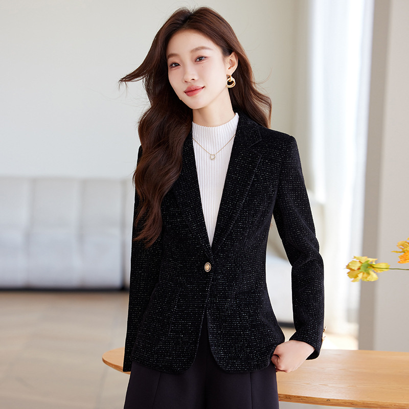 Ladies Blazer Coat Women Black - Women Formal Wear With Black Blazer review and price