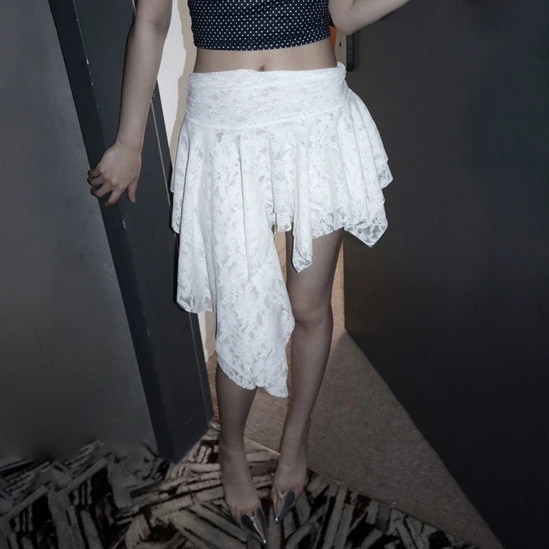 Rose Crochet Lace Asymmetric M - Women Formal Wear Look review and price