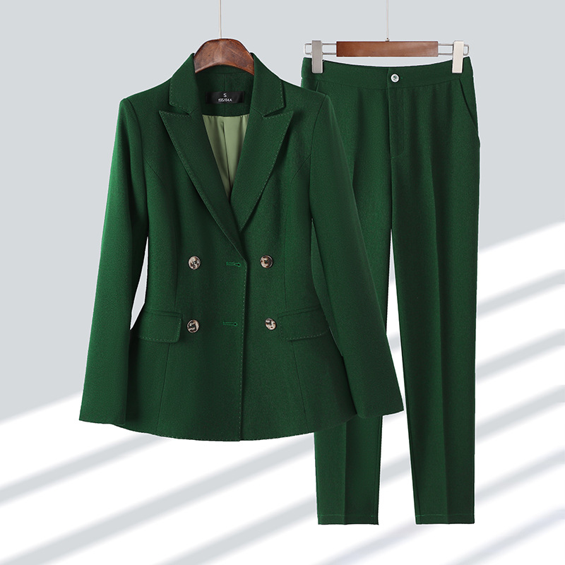 Fashion Ladies Pant Suit Forma - Women Formal Wear With Black Blazer review and price