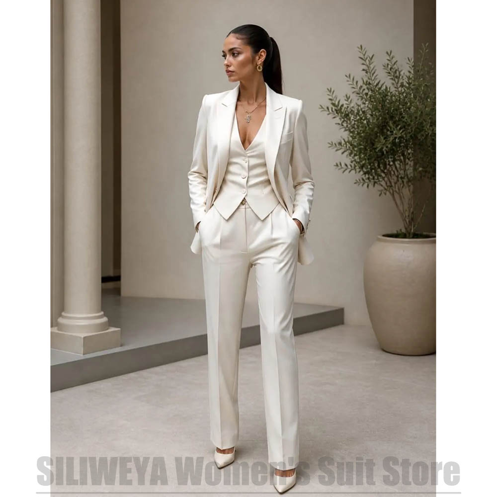 Women 3 Piece Suit Set Blazer  - Women Formal Wear Office review and price